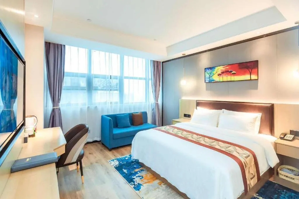 Bed in Gya Hotel Yangzhou Economic Development Zone Yangzijiang Nan Road Gaomin Temple