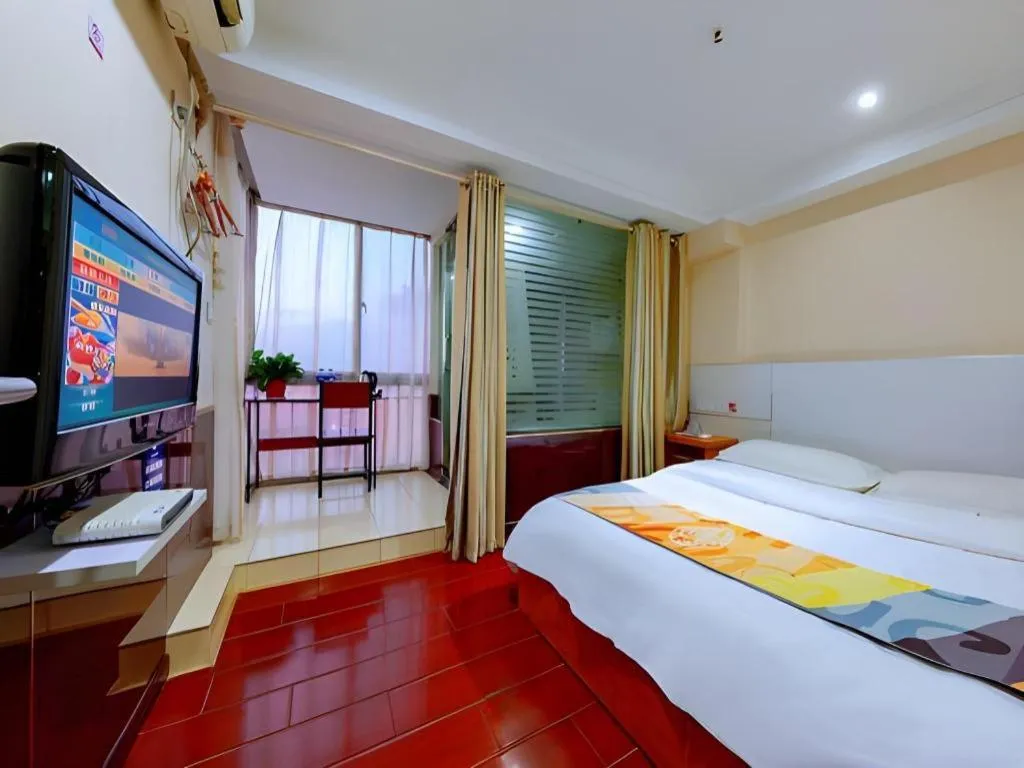 Bed in Shell Hotel Nanjing Mingfa Square Metro Station