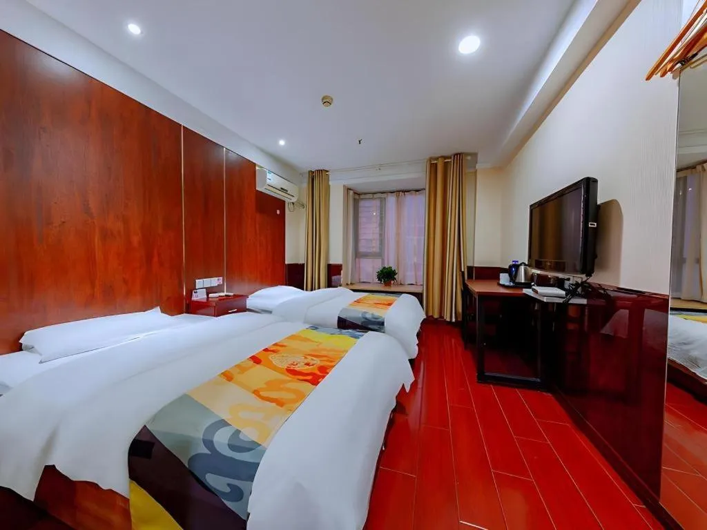 Bed in Shell Hotel Nanjing Mingfa Square Metro Station