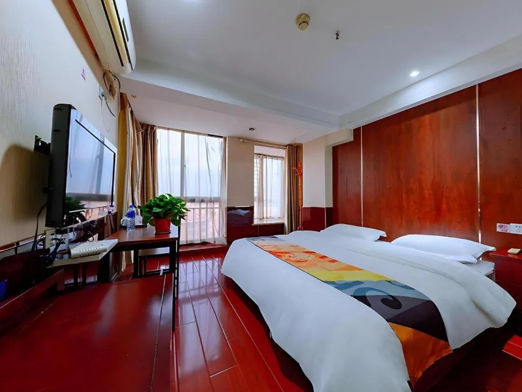 Bed in Shell Hotel Nanjing Mingfa Square Metro Station