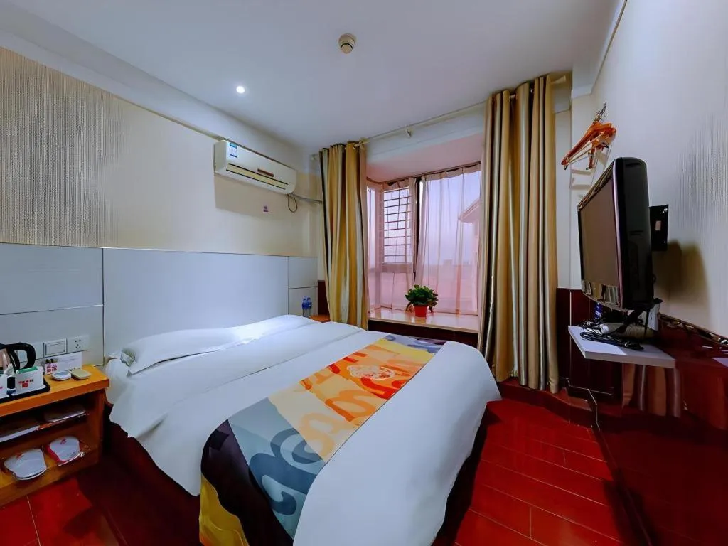 Bed in Shell Hotel Nanjing Mingfa Square Metro Station