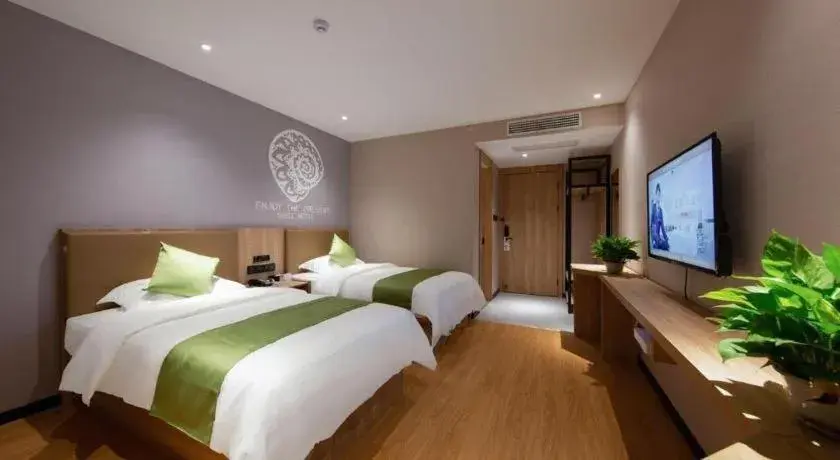 Bed in Shell Hotel Anhui Huaibei Suixi County Economic Development Zone Bed in Shell Hotel Anhui Huaibei Suixi County Economic Development Zone