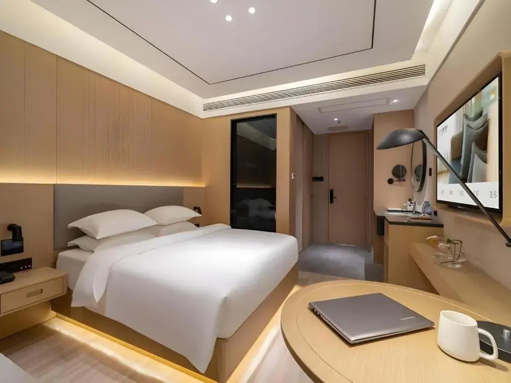 Bed in Deep Sleep Hotel Xuzhou High-Speed Railway Station East Square Oubeisha Bed in Deep Sleep Hotel Xuzhou High-Speed Railway Station East Square Oubeisha