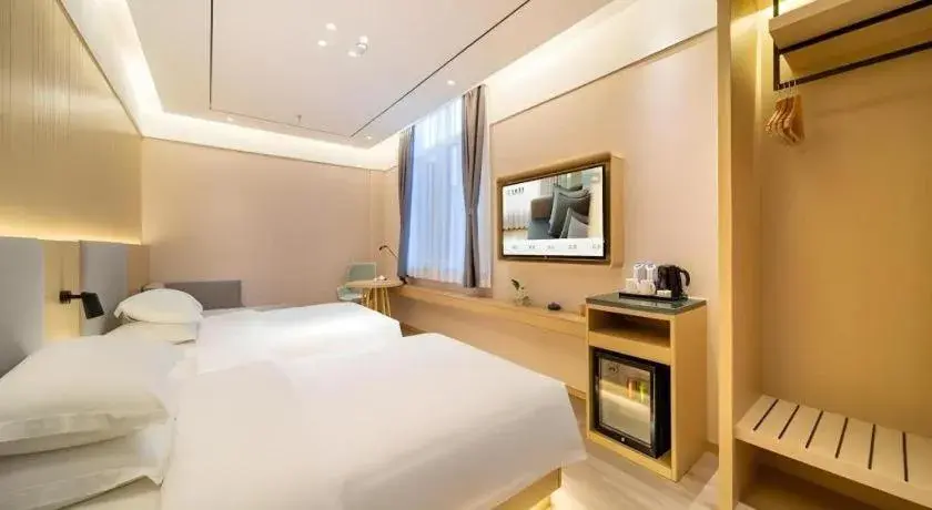 Bed in Deep Sleep Hotel Xuzhou High-Speed Railway Station East Square Oubeisha Bed in Deep Sleep Hotel Xuzhou High-Speed Railway Station East Square Oubeisha