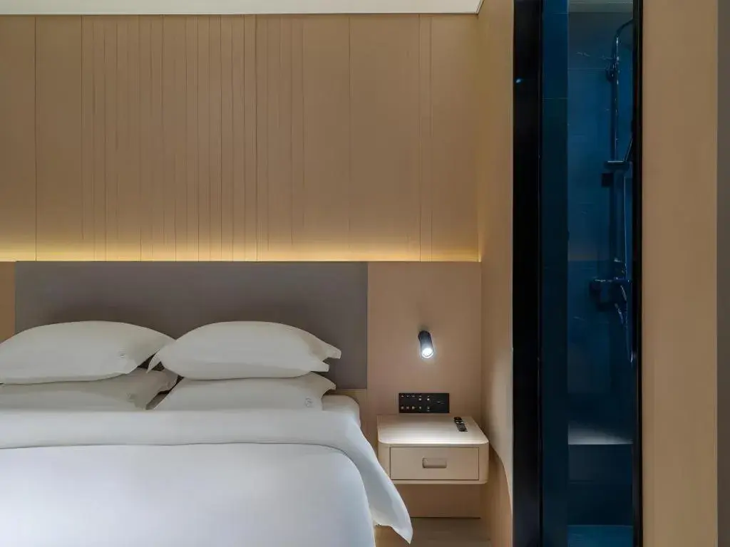 Bed in Deep Sleep Hotel Xuzhou High-Speed Railway Station East Square Oubeisha Bed in Deep Sleep Hotel Xuzhou High-Speed Railway Station East Square Oubeisha