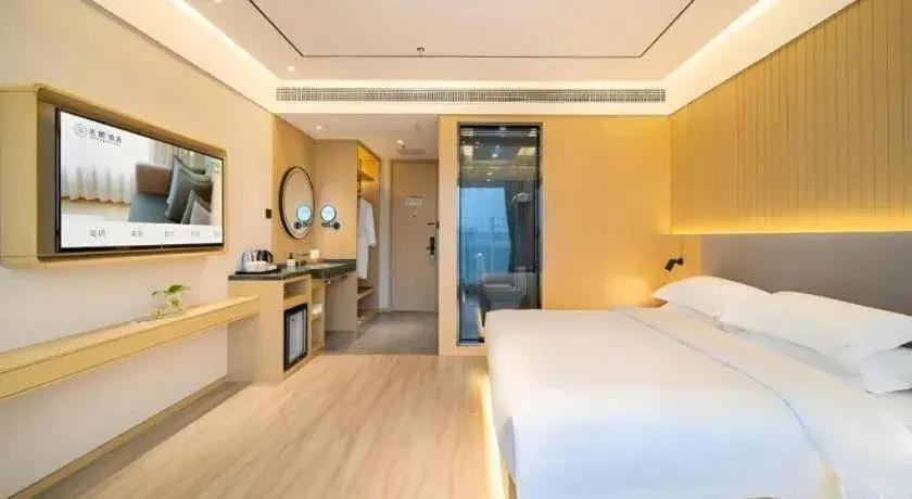 Bed in Deep Sleep Hotel Xuzhou High-Speed Railway Station East Square Oubeisha Bed in Deep Sleep Hotel Xuzhou High-Speed Railway Station East Square Oubeisha