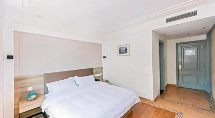 Bed in GreenTree Alliance Hotel Shanghai Baoshan District Meilan Lake Yueluo Road