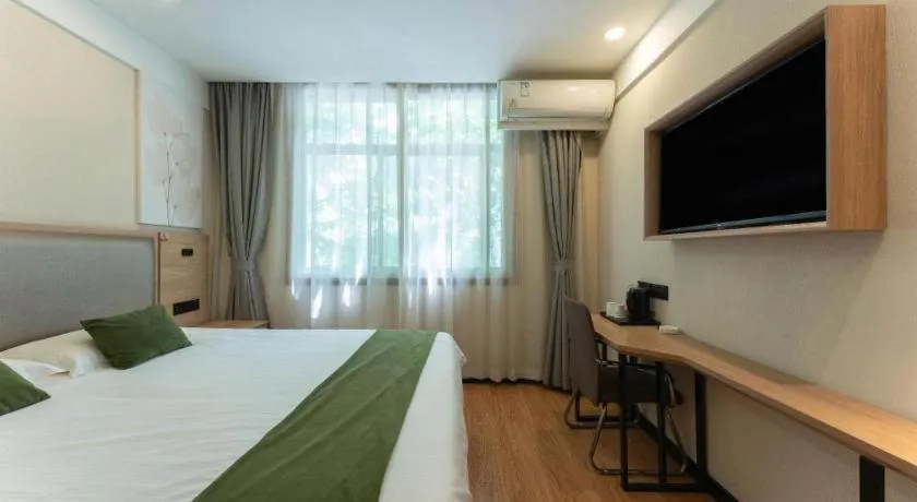 Bed in Green Tree Inn Express Jinan Huaiyin District Jingshi Road Children's Hospital