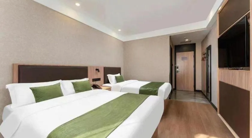 Bed in Green Tree Inn Express Jinan Huaiyin District Jingshi Road Children's Hospital