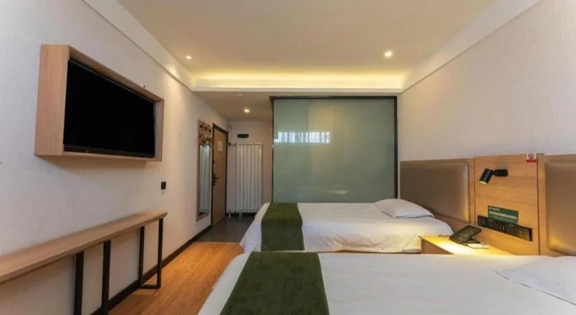 Bed in Green Tree Inn Express Jinan Huaiyin District Jingshi Road Children's Hospital