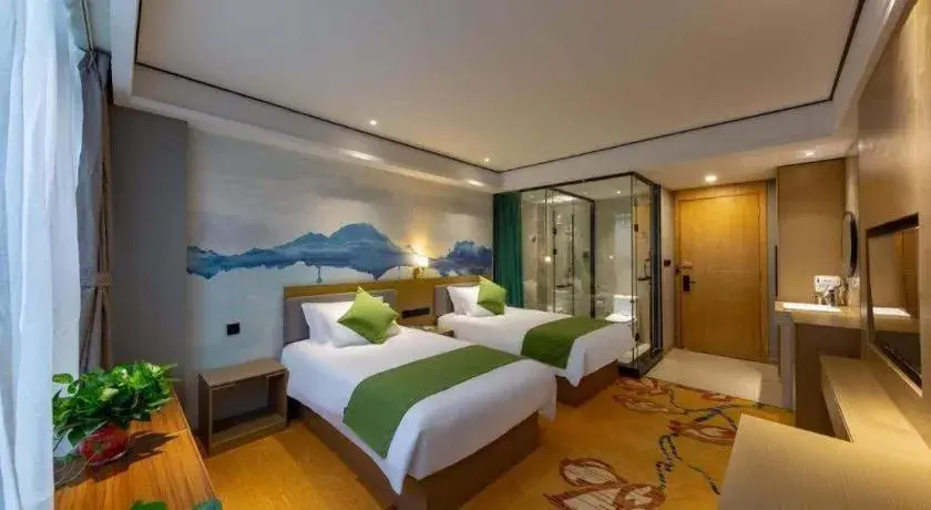 Bed in Shell Hotel Anhui Huaibei Railway Station Huiyuan Road Bed in Shell Hotel Anhui Huaibei Railway Station Huiyuan Road