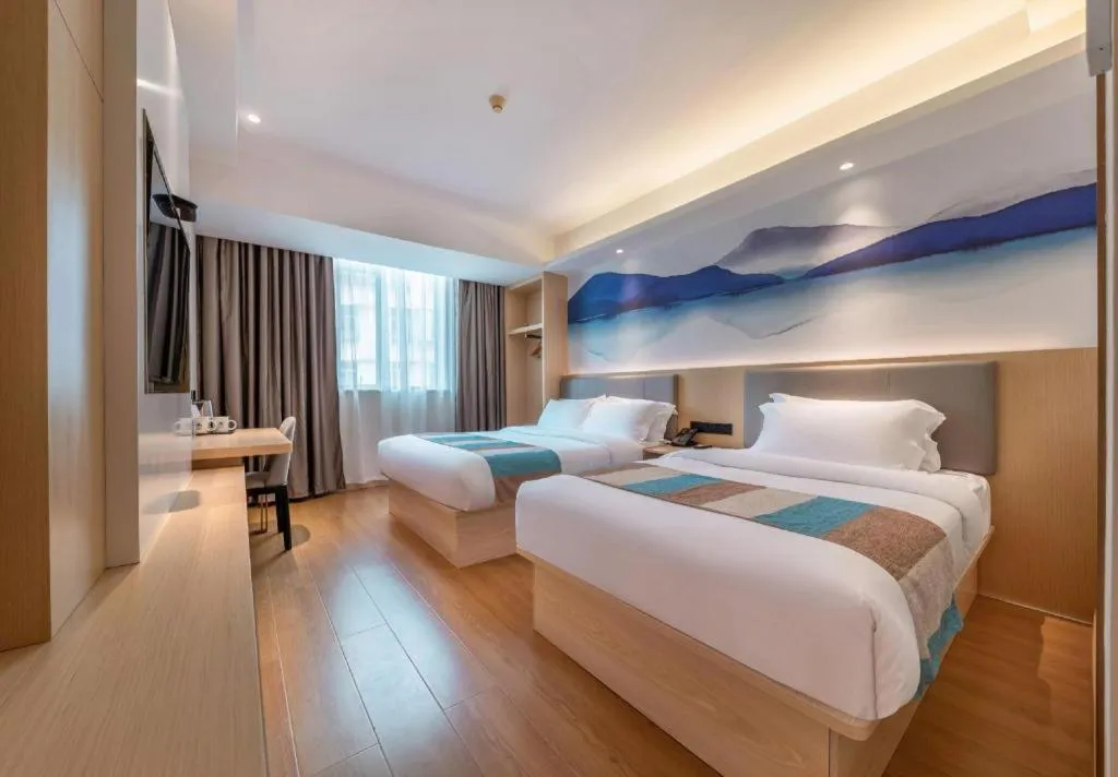 Bed in VX Hotel Xiamen Siming District Xiamen University Huandao Road