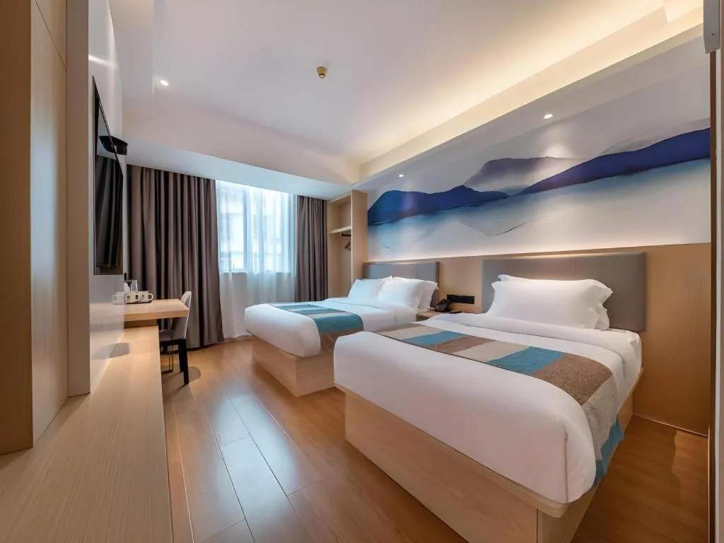 Bed in VX Hotel Xiamen Siming District Xiamen University Huandao Road