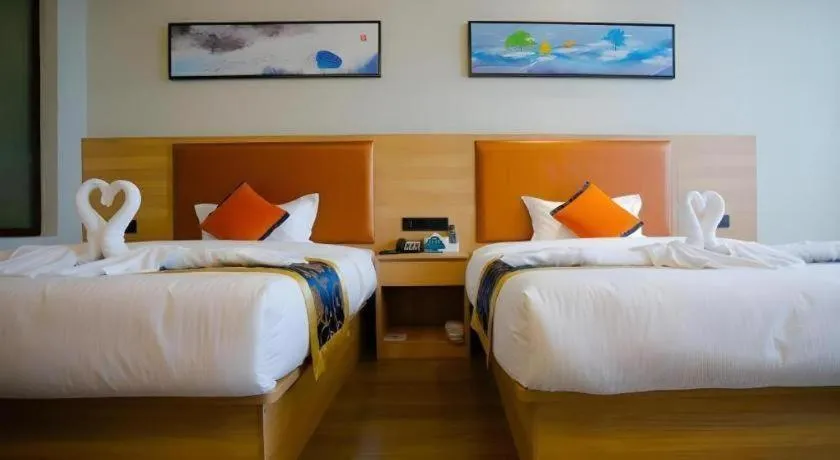 Bed in Green Tree Inn Express Tangshan Yueting County Bus Station