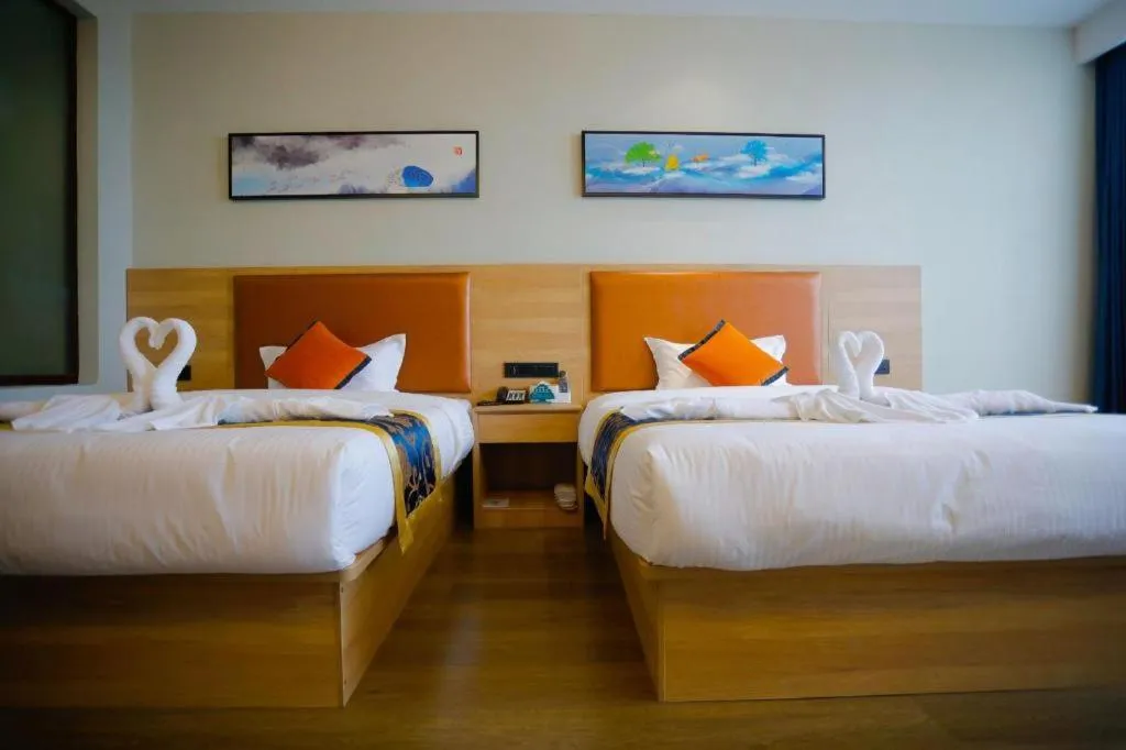 Bed in Green Tree Inn Express Tangshan Yueting County Bus Station