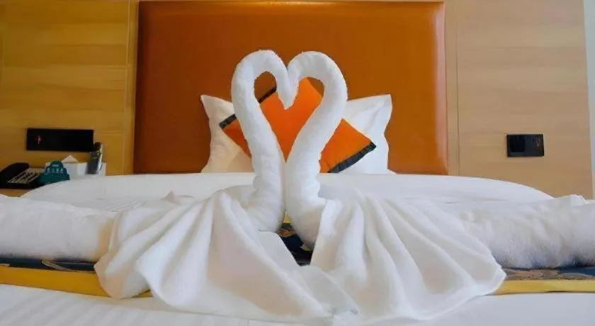 Bed in Green Tree Inn Express Tangshan Yueting County Bus Station