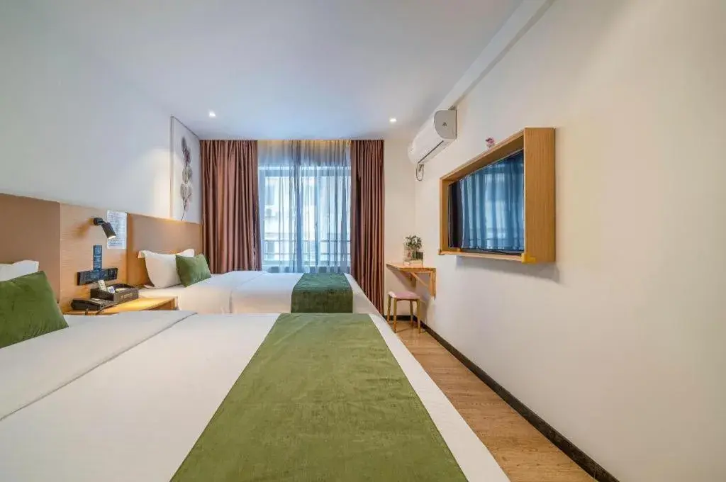 Bed in Green Tree Inn Guangxi Wuzhou 2nd Xinxing Road Liangguang Market Bed in Green Tree Inn Guangxi Wuzhou 2nd Xinxing Road Liangguang Market