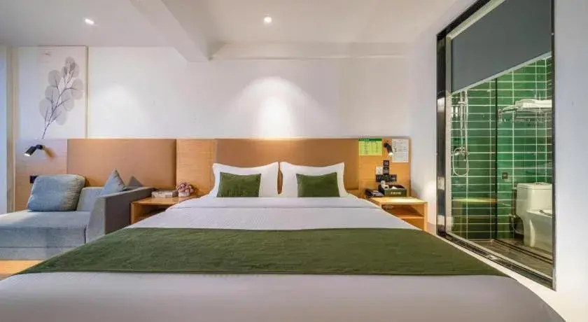 Bed in Green Tree Inn Guangxi Wuzhou 2nd Xinxing Road Liangguang Market Bed in Green Tree Inn Guangxi Wuzhou 2nd Xinxing Road Liangguang Market
