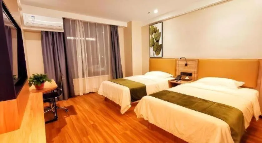 Bed in Green Tree Inn Huangshan Yi County Xidi Hongcun