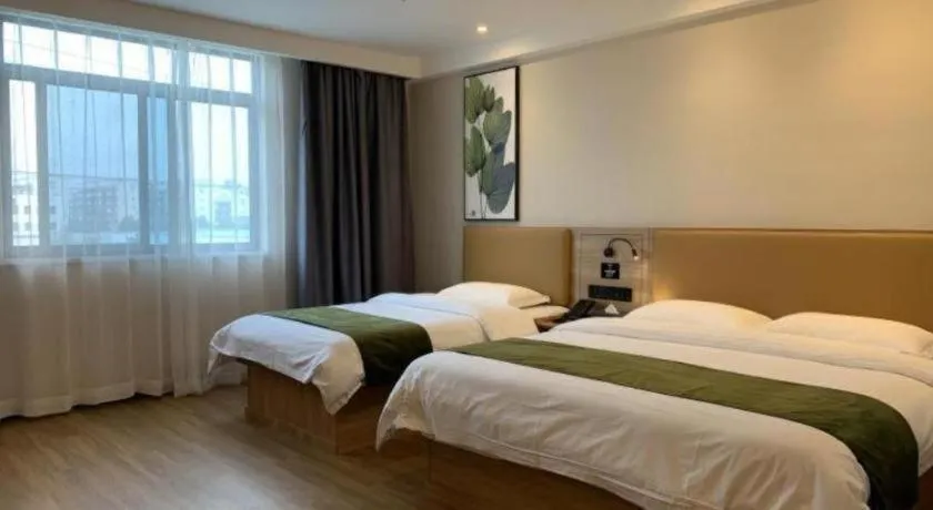 Bed in Green Tree Inn Huangshan Yi County Xidi Hongcun