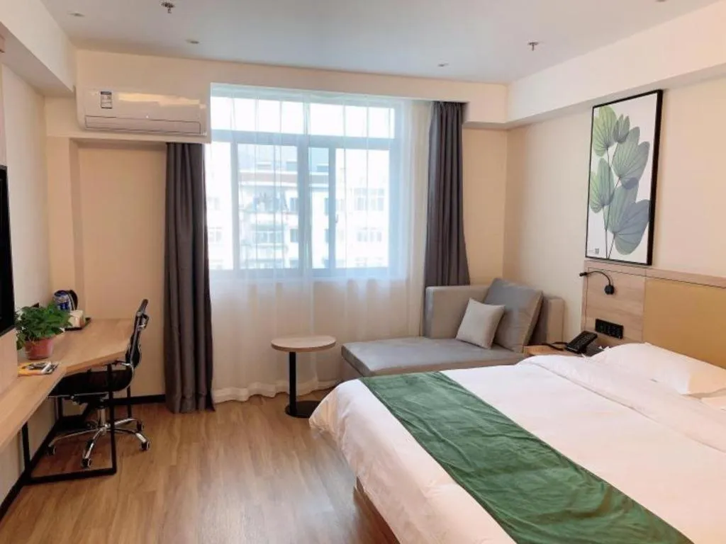 Bed in Green Tree Inn Huangshan Yi County Xidi Hongcun