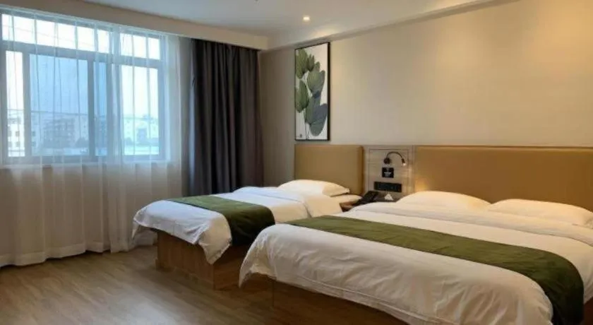 Bed in Green Tree Inn Huangshan Yi County Xidi Hongcun