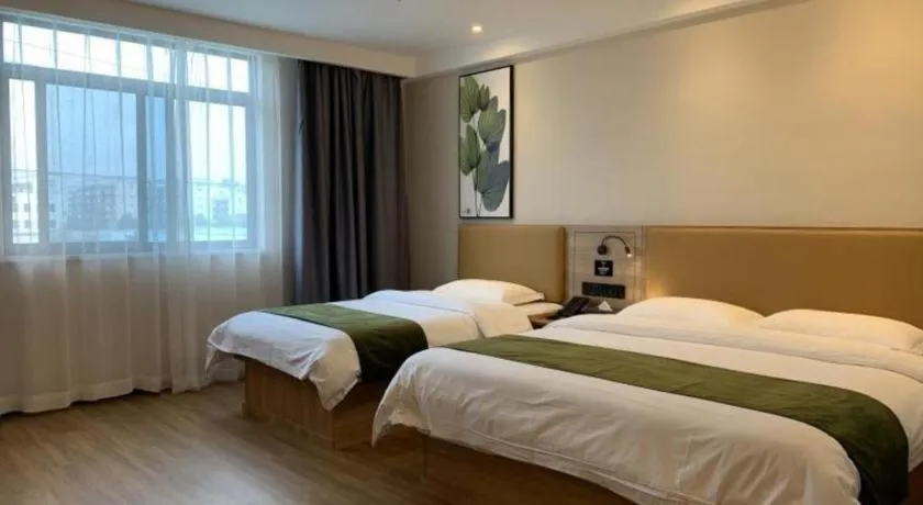 Bed in Green Tree Inn Huangshan Yi County Xidi Hongcun