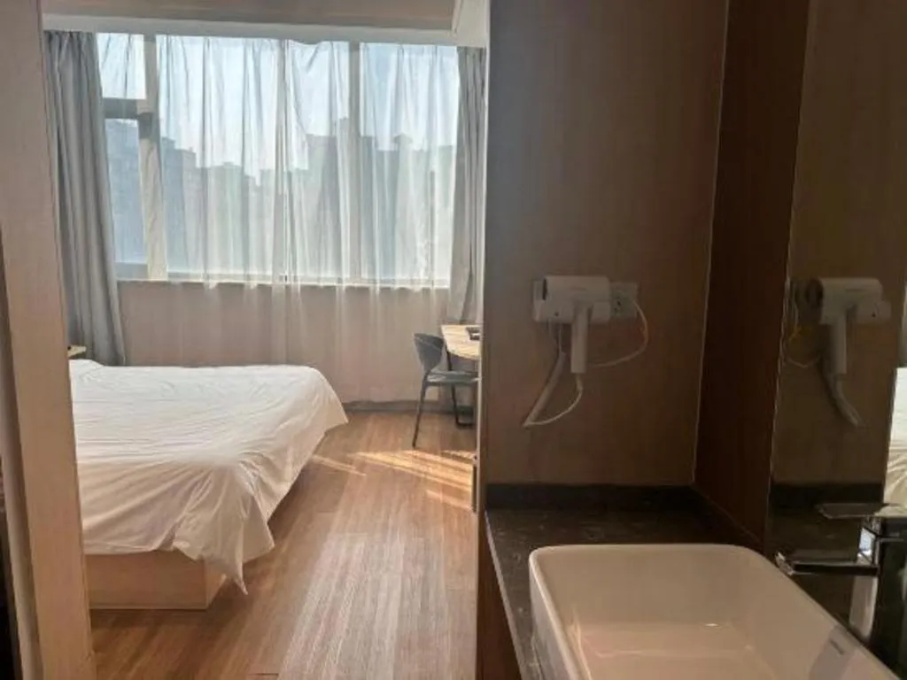 Bed in Ease Hotel Xi'an Chang'an Square Bei Road College Town