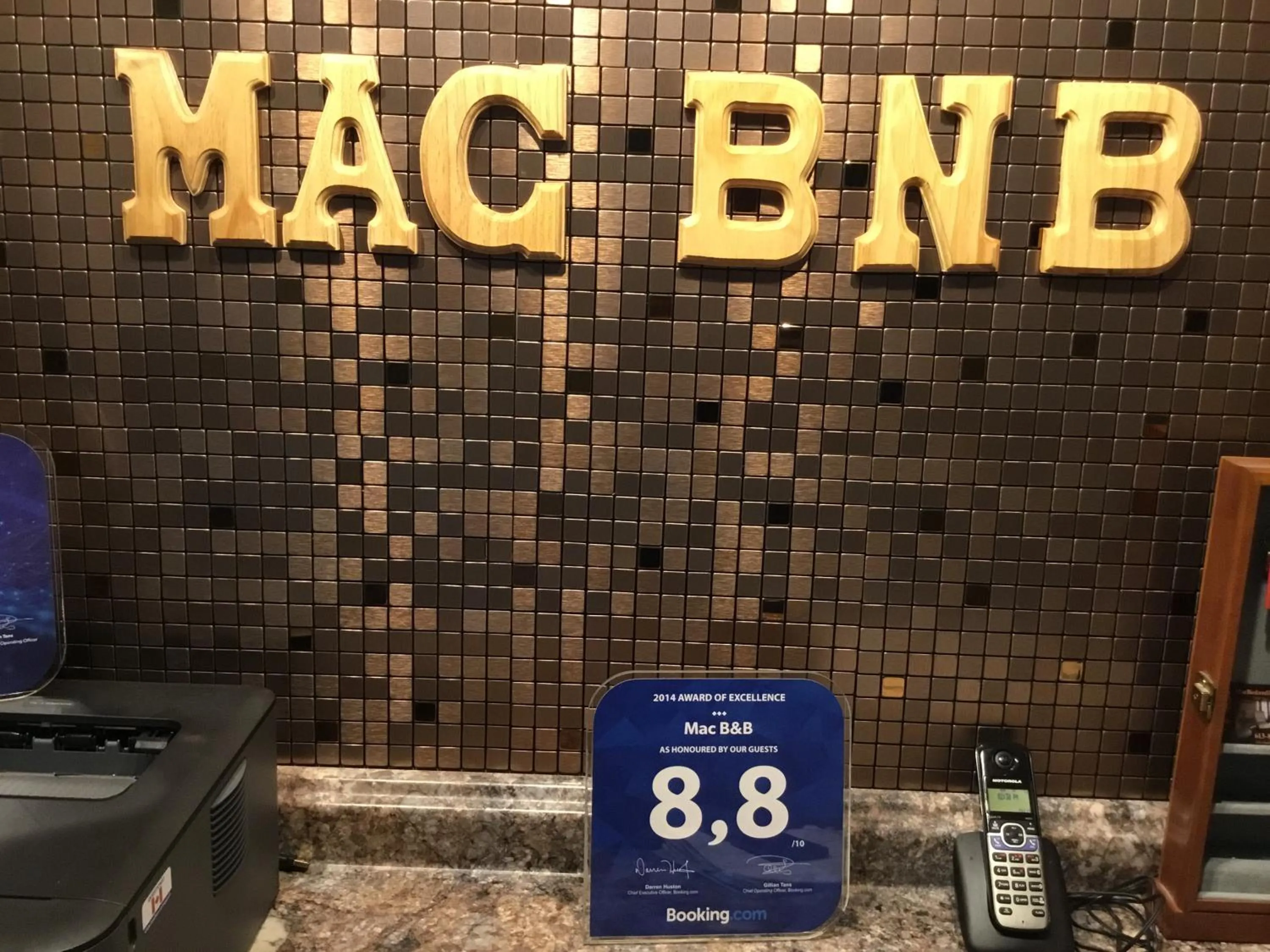 Property logo or sign in Mac B&B