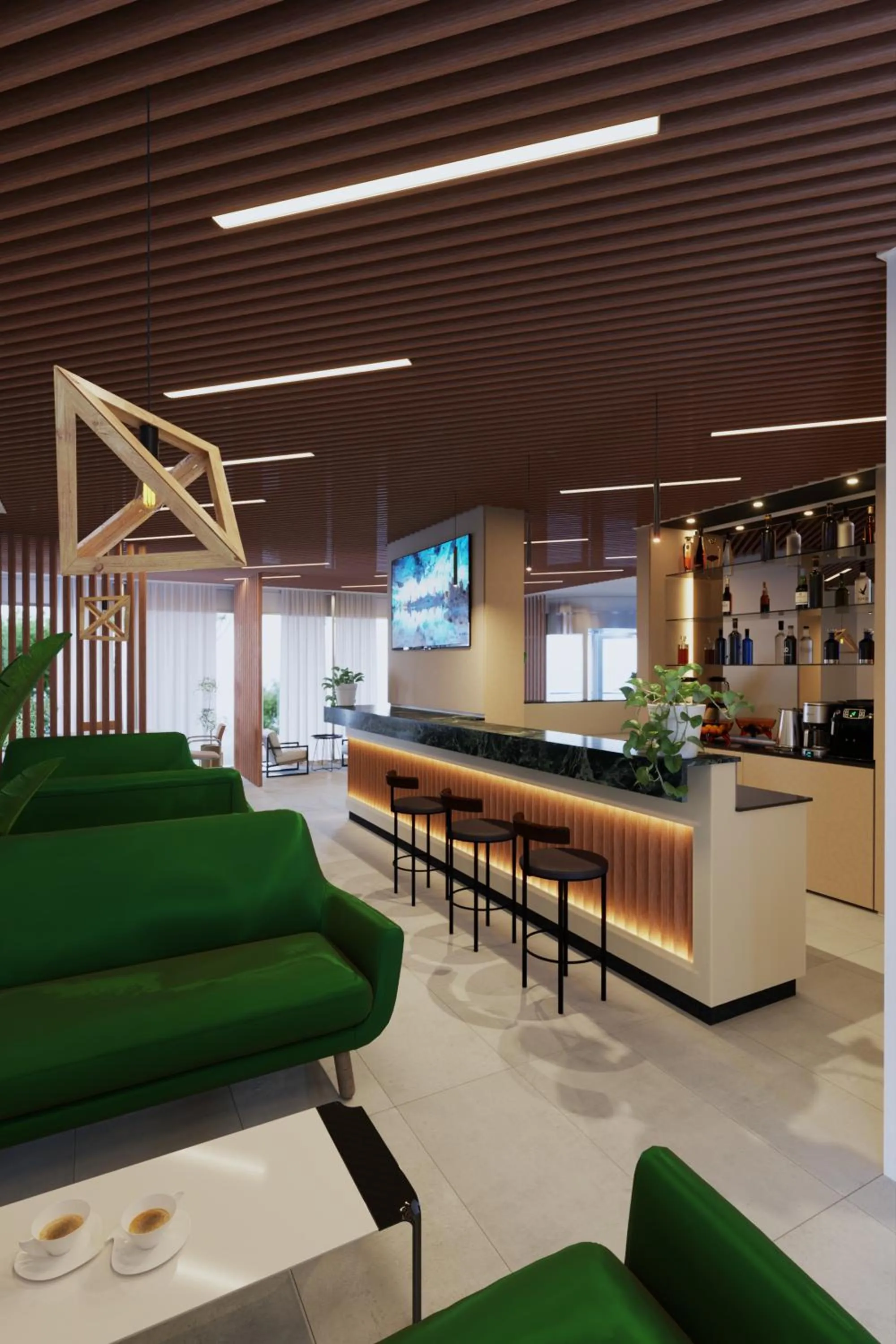 Lounge or bar in Acca Sporting Milano - AA Hotels