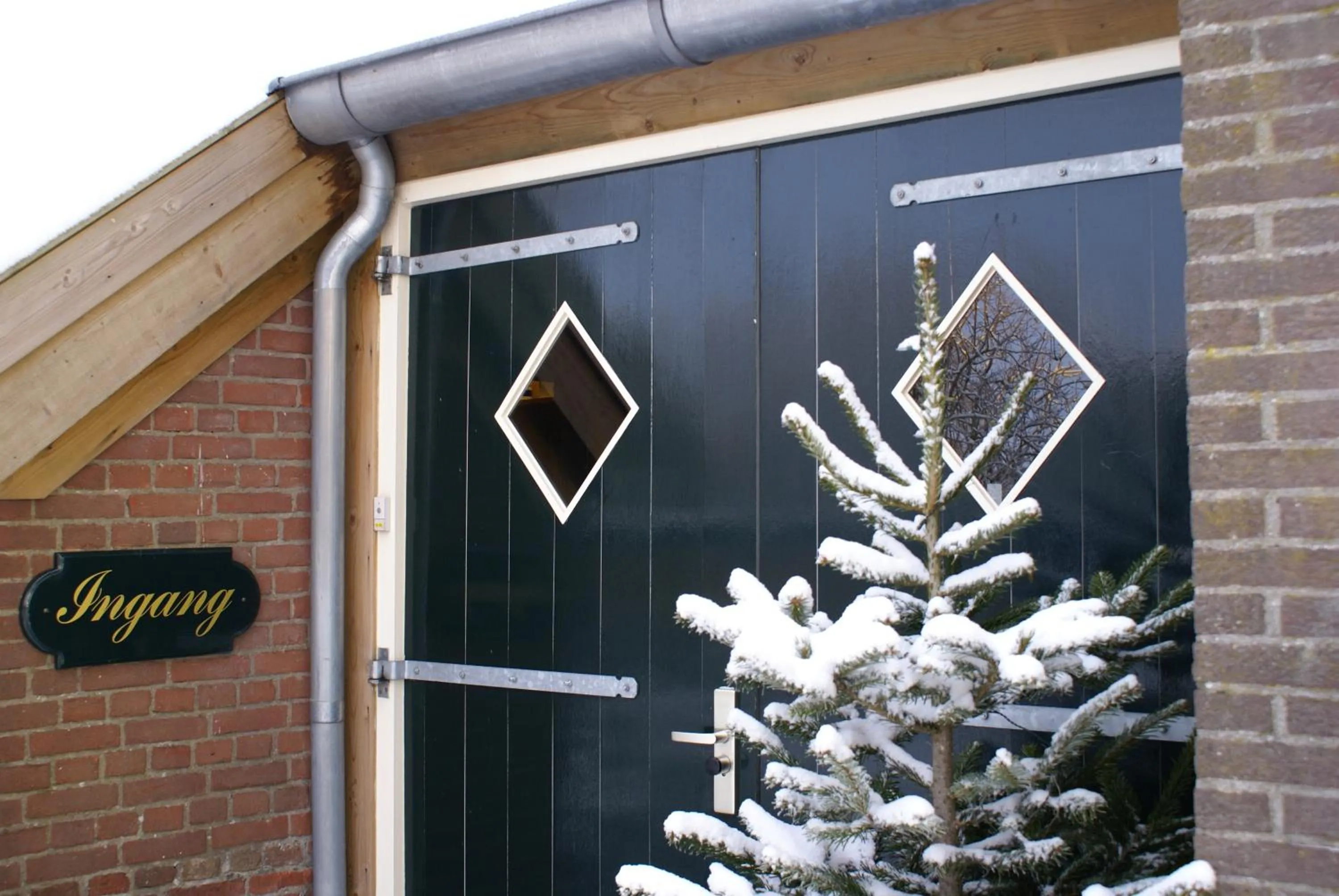 Facade/entrance in De Heerlijkheid Ruinerwold