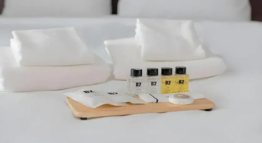 Bed in B2 Huai Khwang Premier Hotel Bed in B2 Huai Khwang Premier Hotel