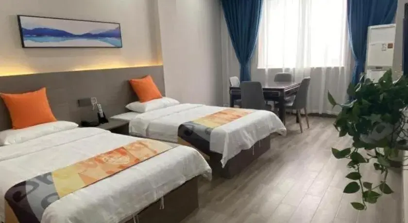 Bed in Shell Hotel Yancheng Binhai County Renmin Nan Road Bed in Shell Hotel Yancheng Binhai County Renmin Nan Road