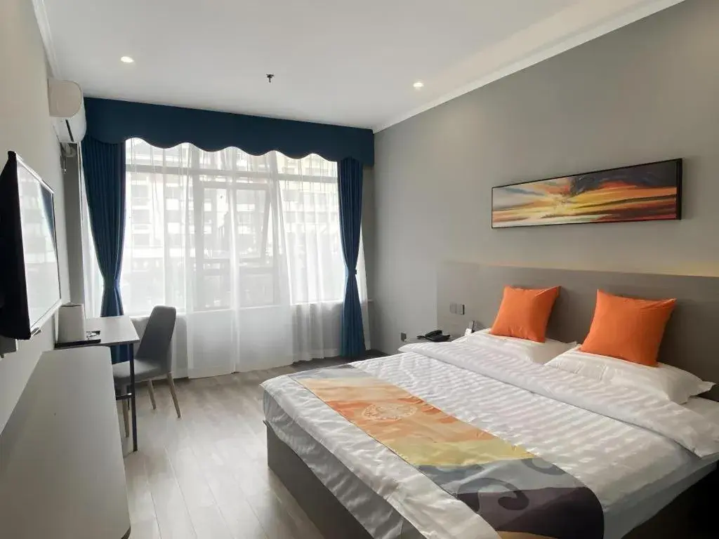 Bed in Shell Hotel Yancheng Binhai County Renmin Nan Road Bed in Shell Hotel Yancheng Binhai County Renmin Nan Road