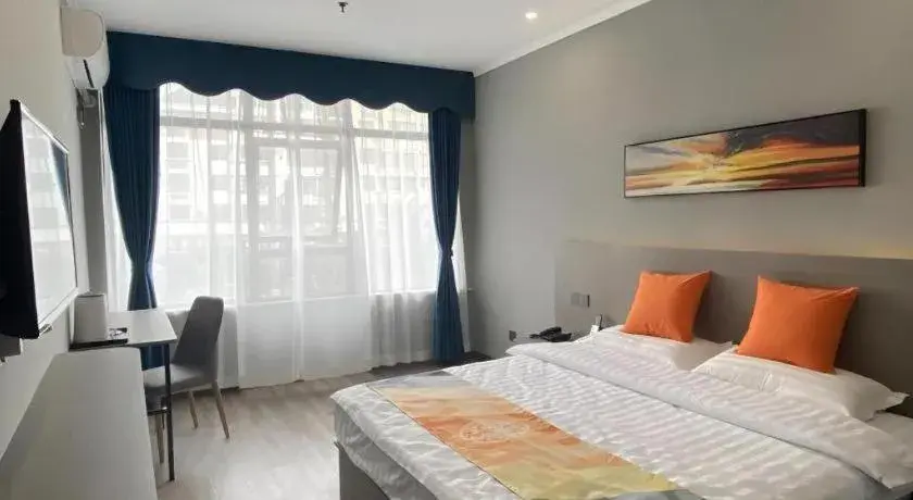 Bed in Shell Hotel Yancheng Binhai County Renmin Nan Road Bed in Shell Hotel Yancheng Binhai County Renmin Nan Road