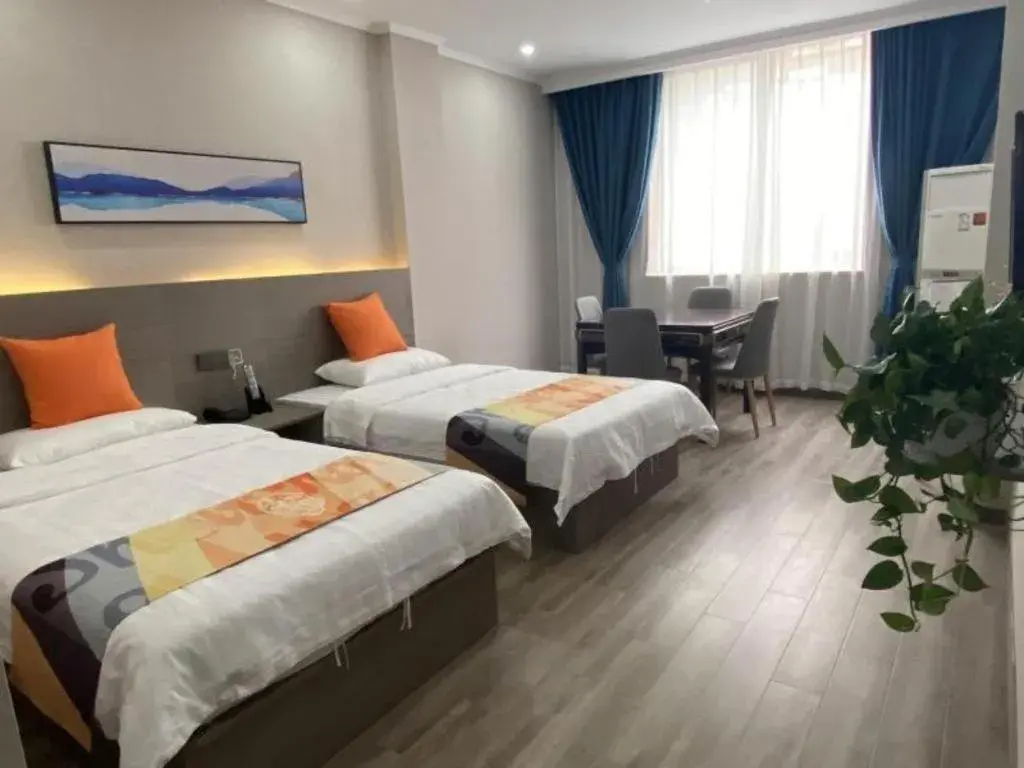 Bed in Shell Hotel Yancheng Binhai County Renmin Nan Road Bed in Shell Hotel Yancheng Binhai County Renmin Nan Road