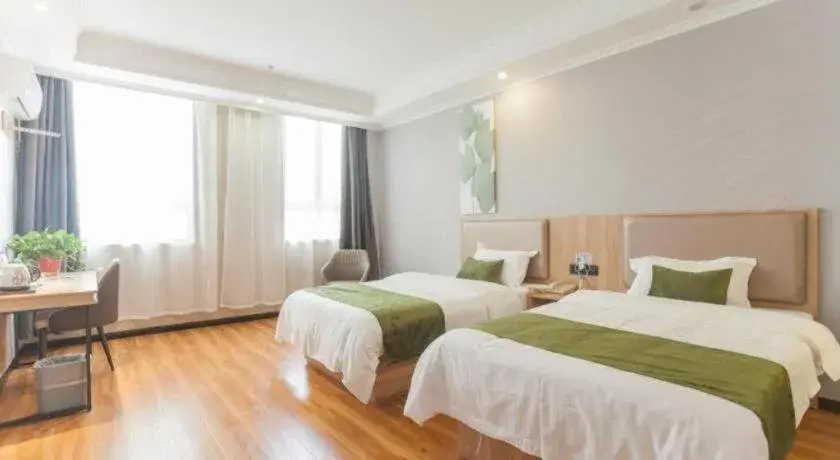 Bed in Green Tree Inn Express Hefei Yungu Road Linhu Community Bed in Green Tree Inn Express Hefei Yungu Road Linhu Community