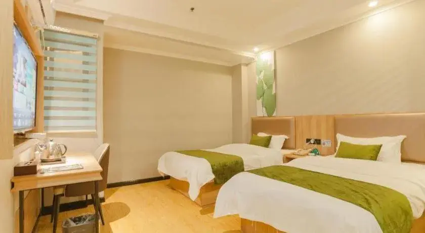 Bed in Green Tree Inn Express Hefei Yungu Road Linhu Community Bed in Green Tree Inn Express Hefei Yungu Road Linhu Community