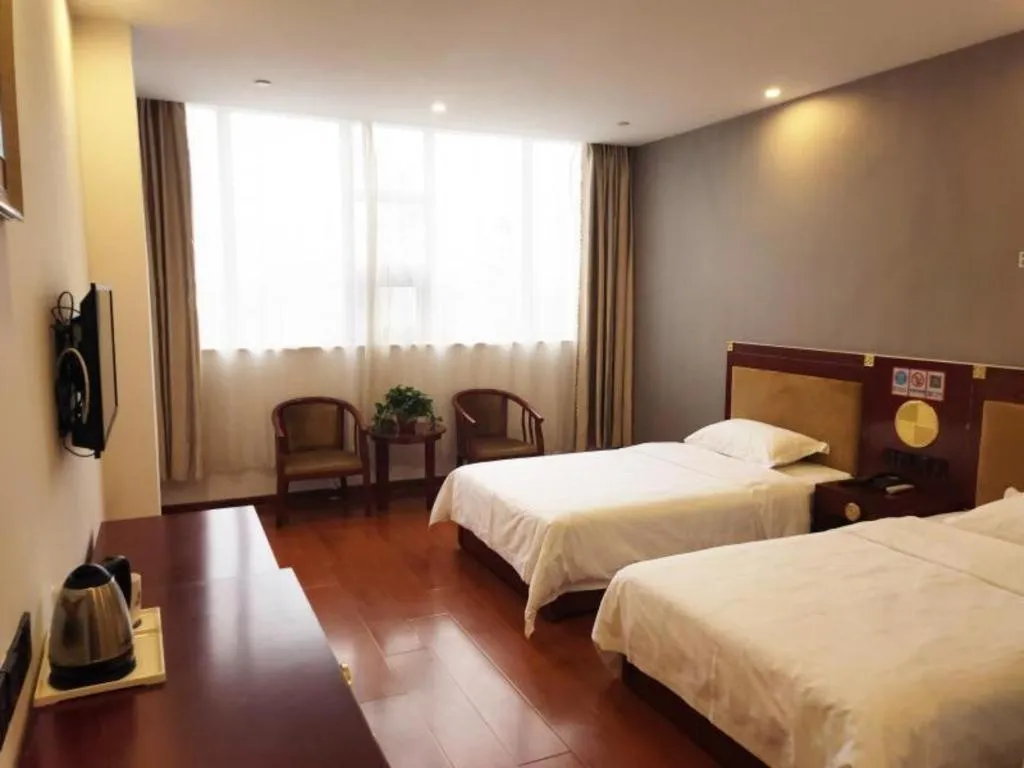 Bed in Shell Hotel Liaocheng Dongchang Xi Road Railway Station