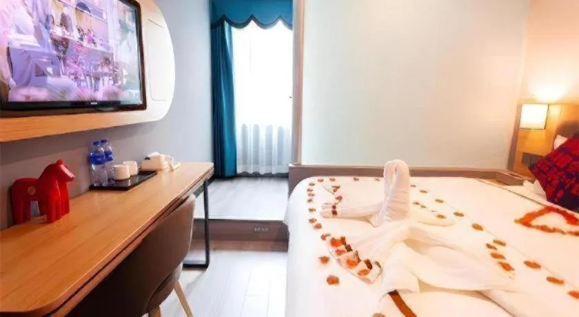Bed in Jun Hotel Sichuan Chengdu South High-Tech Zone Yongfeng Road