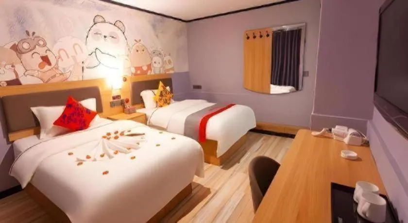 Bed in Jun Hotel Sichuan Chengdu South High-Tech Zone Yongfeng Road