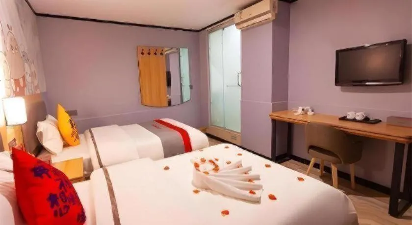 Bed in Jun Hotel Sichuan Chengdu South High-Tech Zone Yongfeng Road