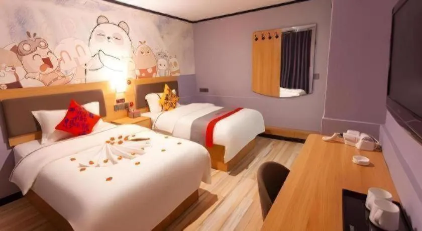 Bed in Jun Hotel Sichuan Chengdu South High-Tech Zone Yongfeng Road
