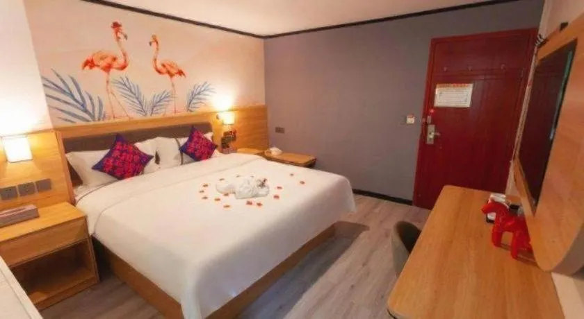 Bed in Jun Hotel Sichuan Chengdu South High-Tech Zone Yongfeng Road