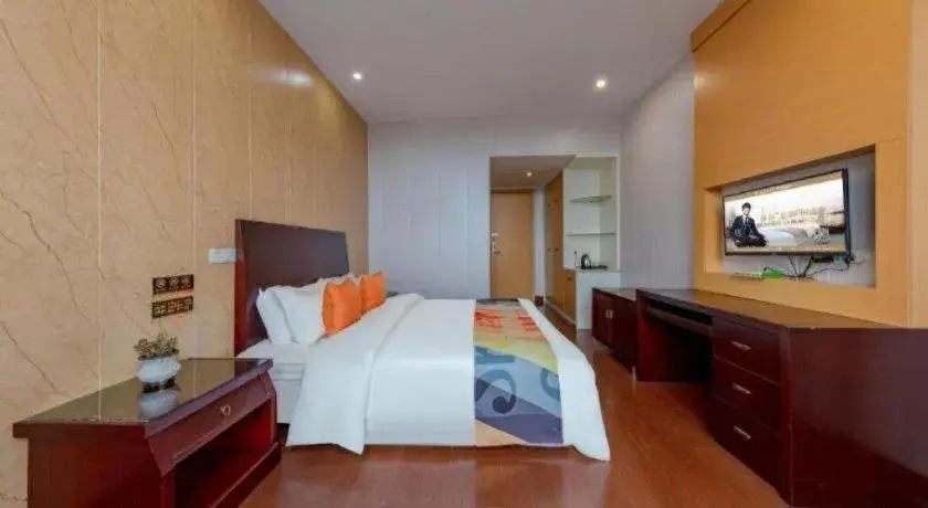 Bed in Shell Hotel Zhejiang Cixi Longshan Town Bed in Shell Hotel Zhejiang Cixi Longshan Town