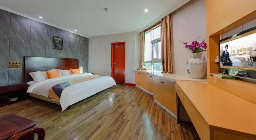 Bed in Shell Hotel Zhejiang Cixi Longshan Town