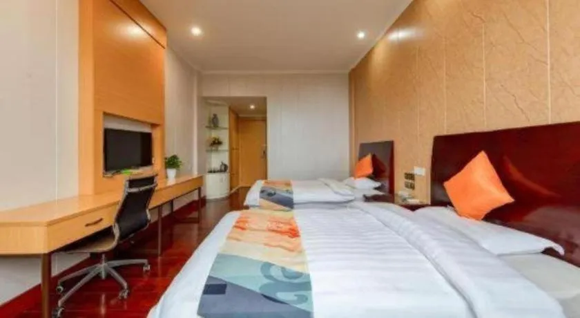 Bed in Shell Hotel Zhejiang Cixi Longshan Town