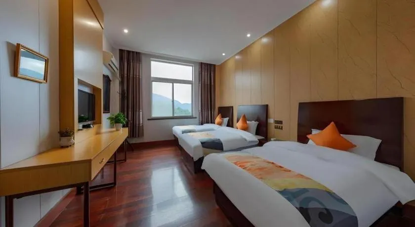 Bed in Shell Hotel Zhejiang Cixi Longshan Town