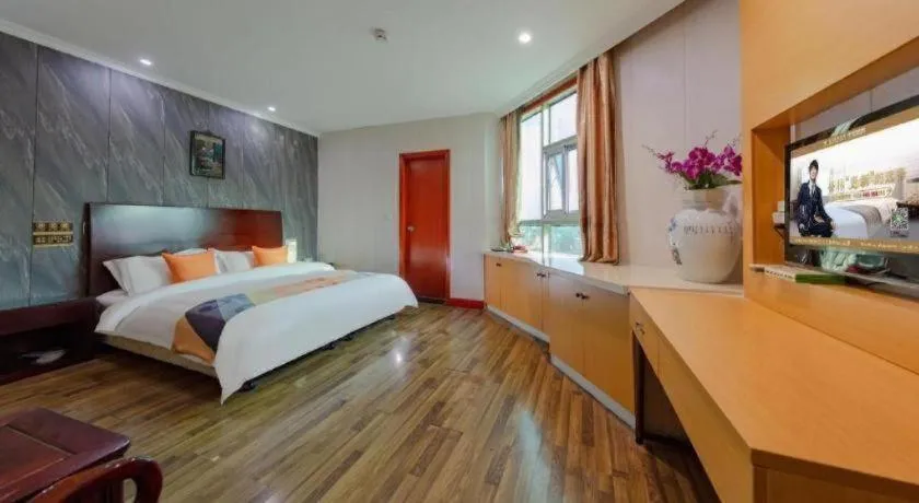 Bed in Shell Hotel Zhejiang Cixi Longshan Town