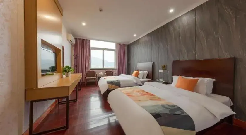 Bed in Shell Hotel Zhejiang Cixi Longshan Town Bed in Shell Hotel Zhejiang Cixi Longshan Town